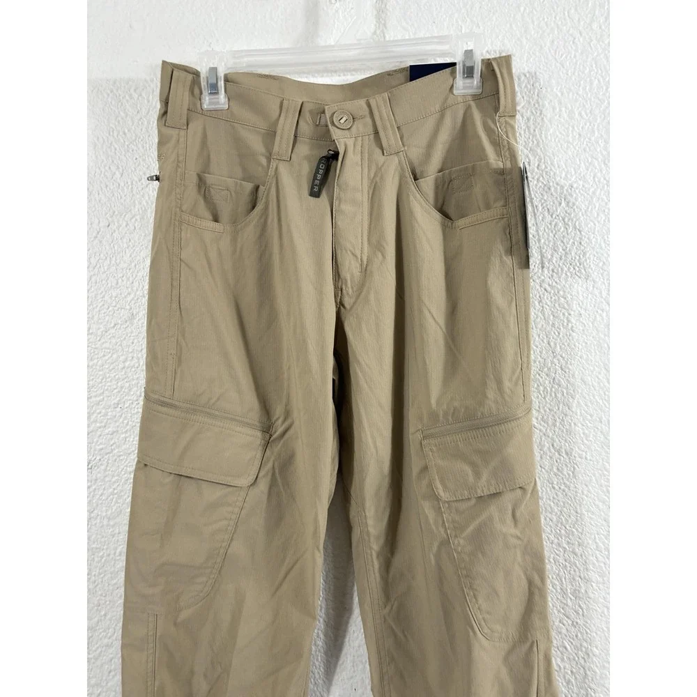 Propper Summerweight Tactical Pants Mens 28x30 Khaki Cargo Quick Dry‎ UPF 50